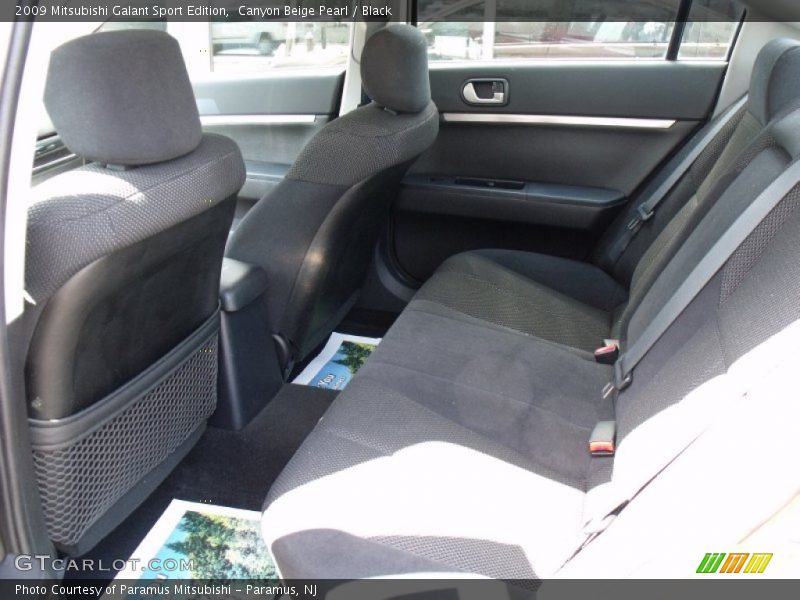 Canyon Beige Pearl / Black 2009 Mitsubishi Galant Sport Edition