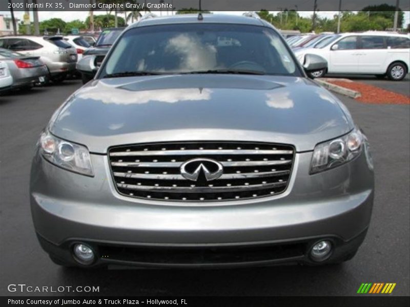 Diamond Graphite Gray / Graphite 2005 Infiniti FX 35