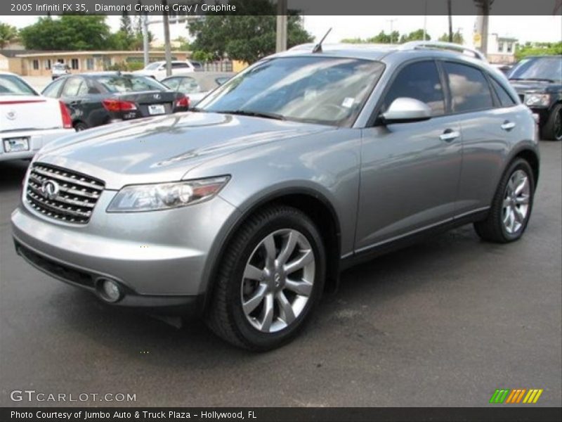 Diamond Graphite Gray / Graphite 2005 Infiniti FX 35