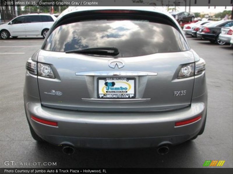 Diamond Graphite Gray / Graphite 2005 Infiniti FX 35