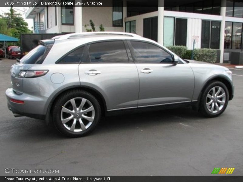 Diamond Graphite Gray / Graphite 2005 Infiniti FX 35