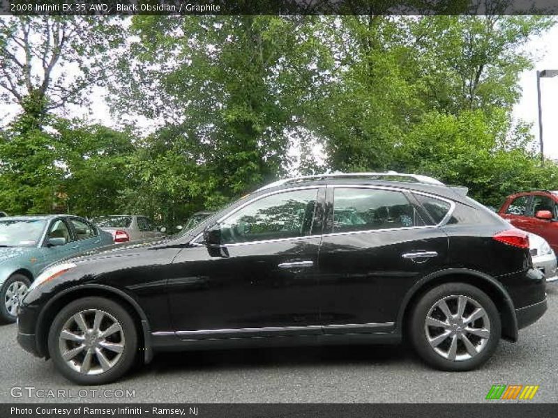 Black Obsidian / Graphite 2008 Infiniti EX 35 AWD