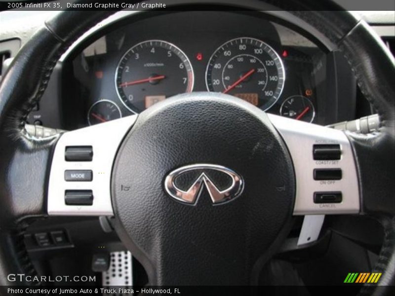 Diamond Graphite Gray / Graphite 2005 Infiniti FX 35