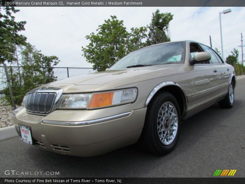 Harvest Gold Metallic / Medium Parchment 2000 Mercury Grand Marquis GS