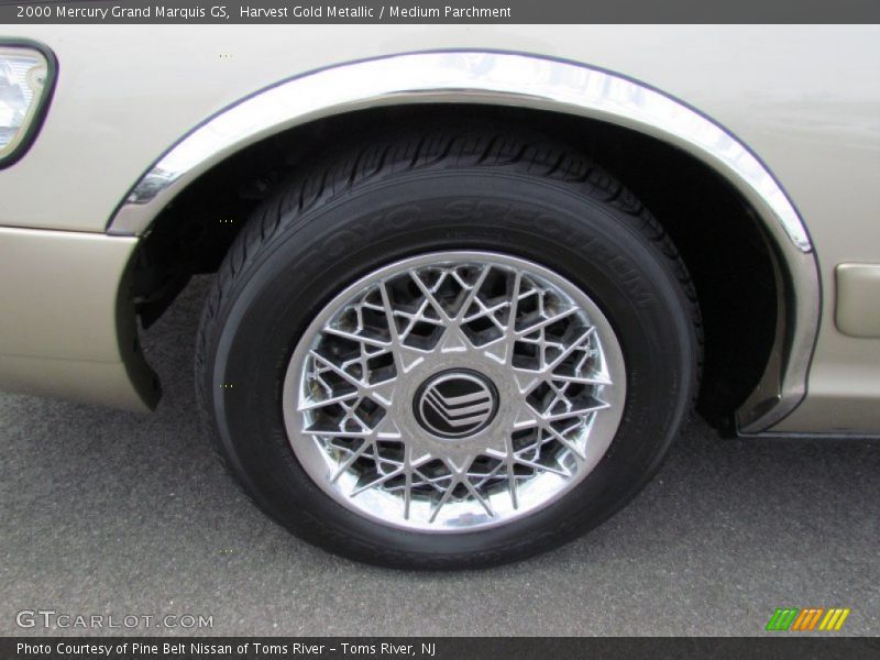 Harvest Gold Metallic / Medium Parchment 2000 Mercury Grand Marquis GS