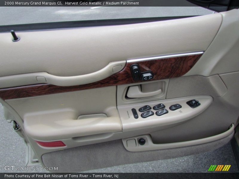 Harvest Gold Metallic / Medium Parchment 2000 Mercury Grand Marquis GS