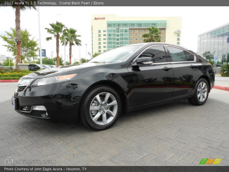 Crystal Black Pearl / Ebony 2012 Acura TL 3.5 Technology