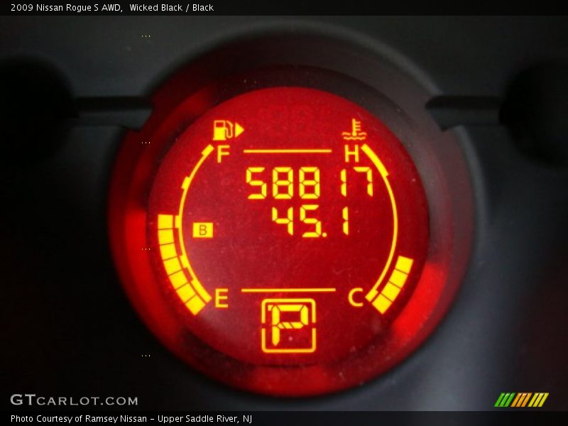 Wicked Black / Black 2009 Nissan Rogue S AWD