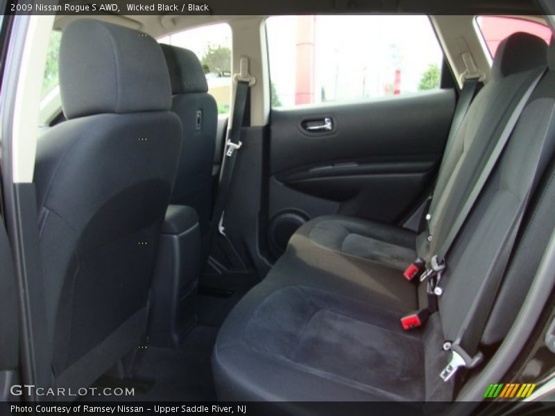 Wicked Black / Black 2009 Nissan Rogue S AWD