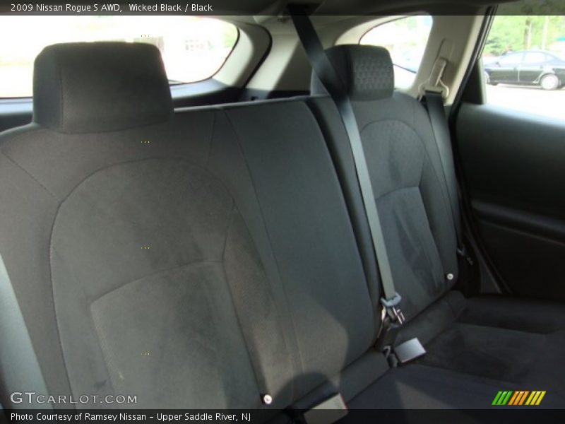 Wicked Black / Black 2009 Nissan Rogue S AWD