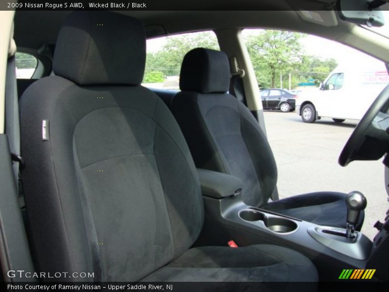 Wicked Black / Black 2009 Nissan Rogue S AWD