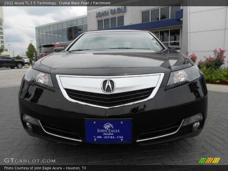 Crystal Black Pearl / Parchment 2012 Acura TL 3.5 Technology