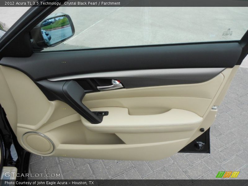 Crystal Black Pearl / Parchment 2012 Acura TL 3.5 Technology