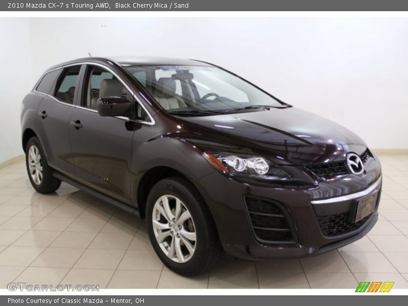 Black Cherry Mica / Sand 2010 Mazda CX-7 s Touring AWD