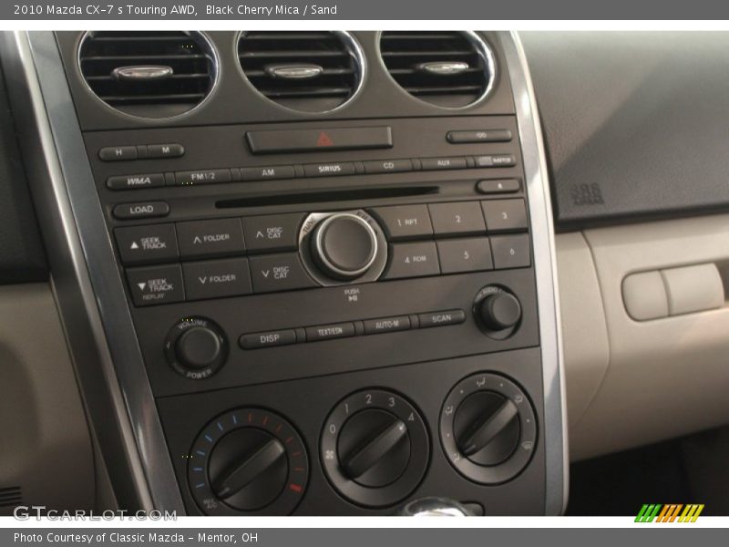 Black Cherry Mica / Sand 2010 Mazda CX-7 s Touring AWD