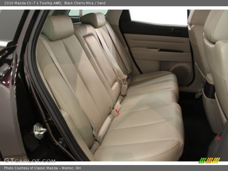 Black Cherry Mica / Sand 2010 Mazda CX-7 s Touring AWD