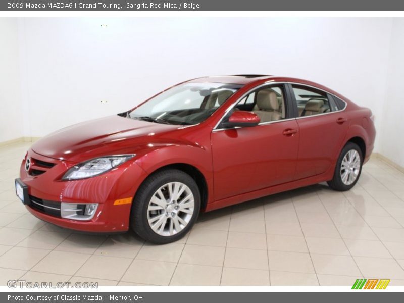 Sangria Red Mica / Beige 2009 Mazda MAZDA6 i Grand Touring