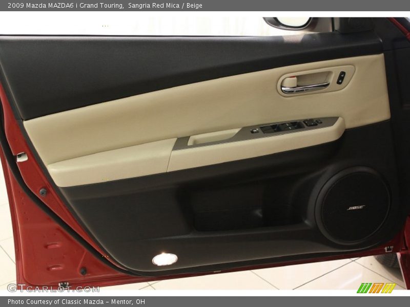 Sangria Red Mica / Beige 2009 Mazda MAZDA6 i Grand Touring