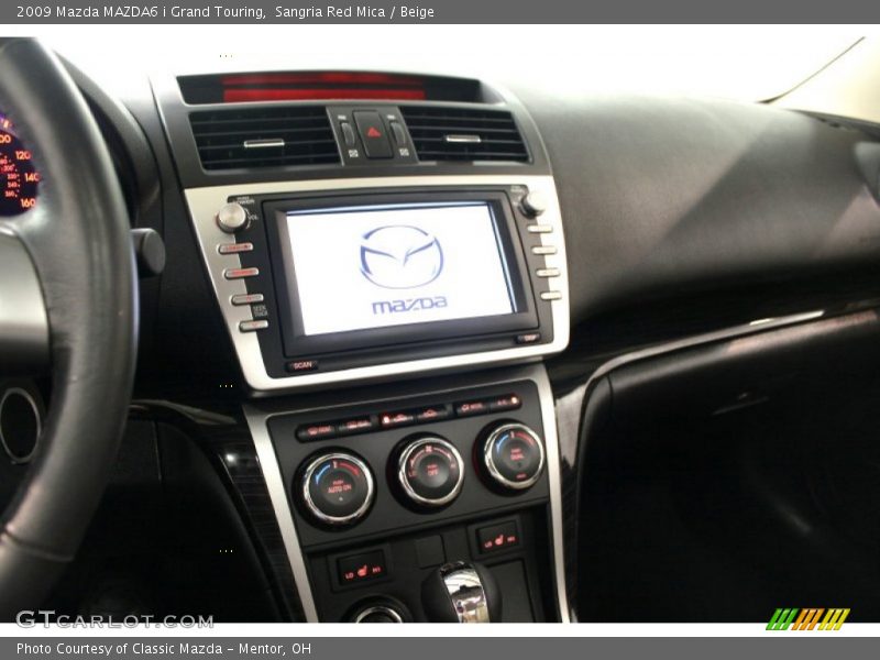 Sangria Red Mica / Beige 2009 Mazda MAZDA6 i Grand Touring
