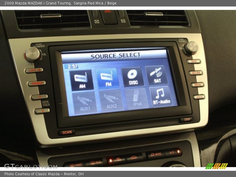 Sangria Red Mica / Beige 2009 Mazda MAZDA6 i Grand Touring