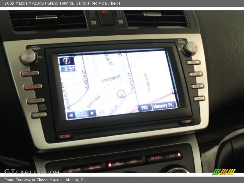 Sangria Red Mica / Beige 2009 Mazda MAZDA6 i Grand Touring