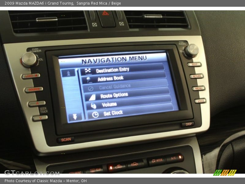 Sangria Red Mica / Beige 2009 Mazda MAZDA6 i Grand Touring