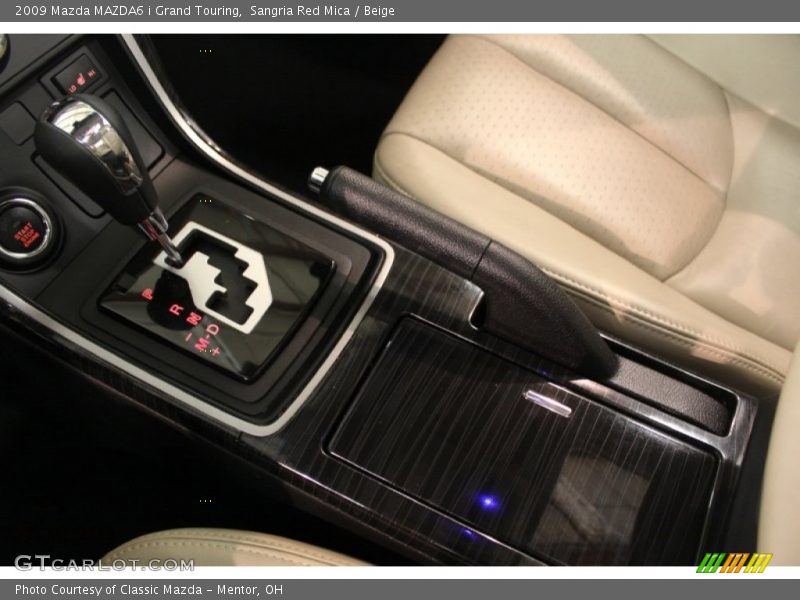 Sangria Red Mica / Beige 2009 Mazda MAZDA6 i Grand Touring