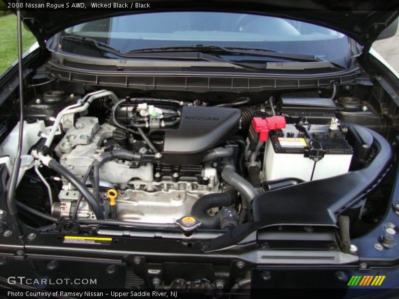Wicked Black / Black 2008 Nissan Rogue S AWD