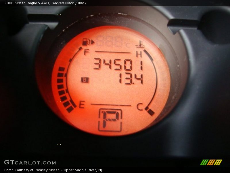 Wicked Black / Black 2008 Nissan Rogue S AWD