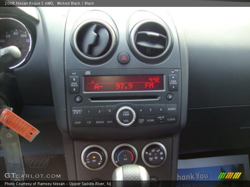 Wicked Black / Black 2008 Nissan Rogue S AWD