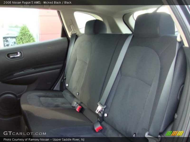 Wicked Black / Black 2008 Nissan Rogue S AWD