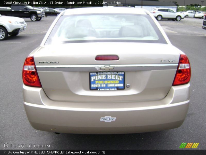 Sandstone Metallic / Cashmere Beige 2008 Chevrolet Malibu Classic LT Sedan