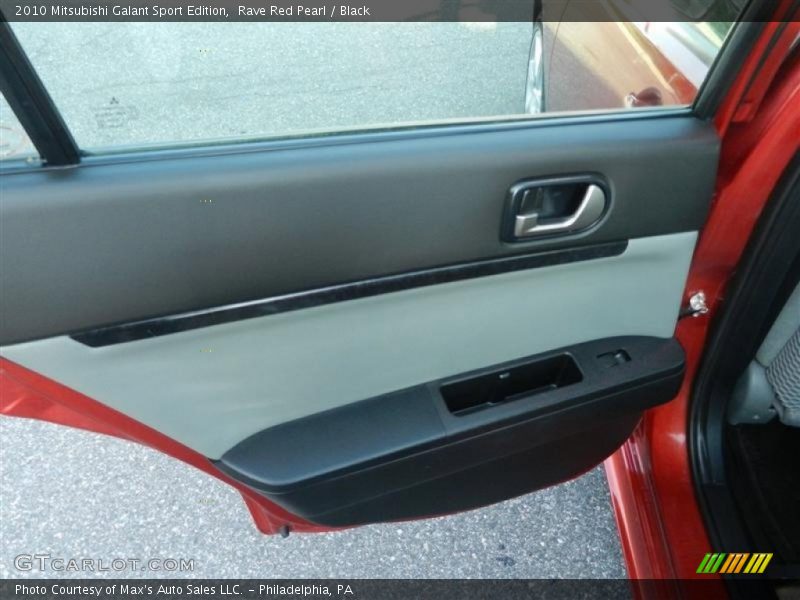 Rave Red Pearl / Black 2010 Mitsubishi Galant Sport Edition