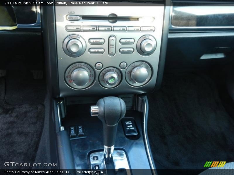 Rave Red Pearl / Black 2010 Mitsubishi Galant Sport Edition