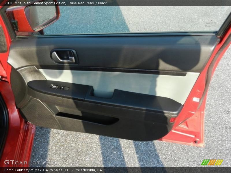 Rave Red Pearl / Black 2010 Mitsubishi Galant Sport Edition