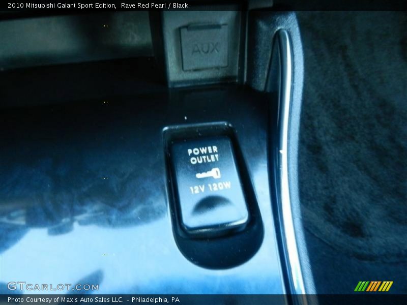 Rave Red Pearl / Black 2010 Mitsubishi Galant Sport Edition