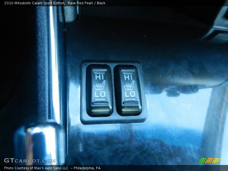 Rave Red Pearl / Black 2010 Mitsubishi Galant Sport Edition