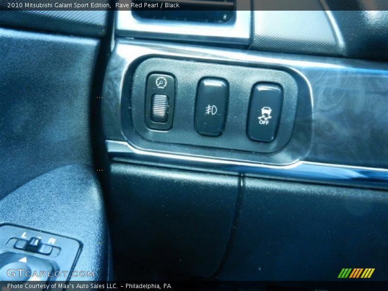 Rave Red Pearl / Black 2010 Mitsubishi Galant Sport Edition