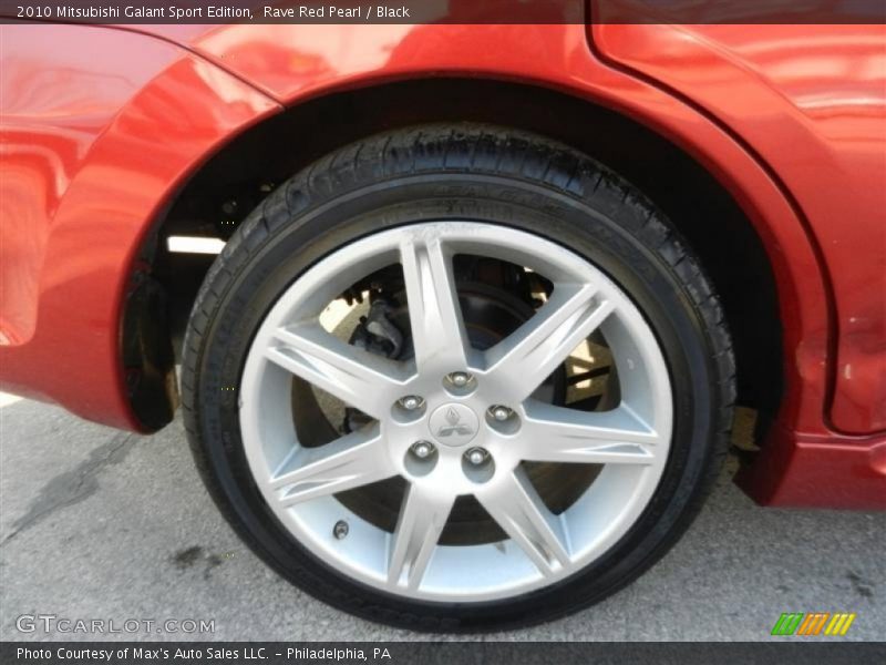 Rave Red Pearl / Black 2010 Mitsubishi Galant Sport Edition