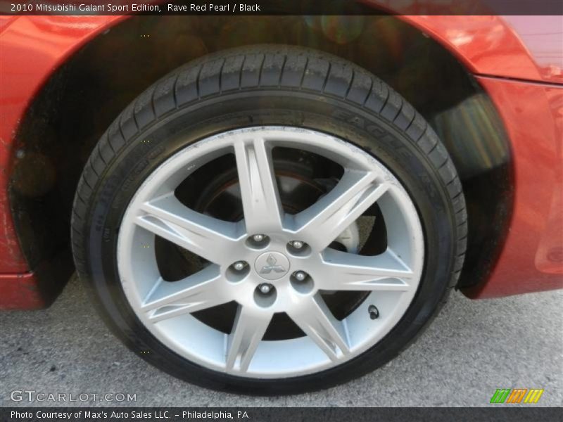 Rave Red Pearl / Black 2010 Mitsubishi Galant Sport Edition
