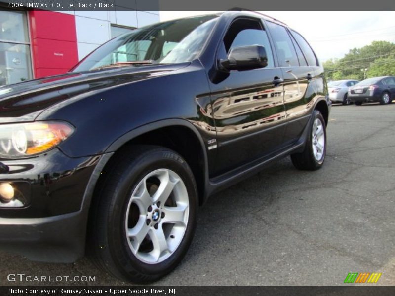 Jet Black / Black 2004 BMW X5 3.0i
