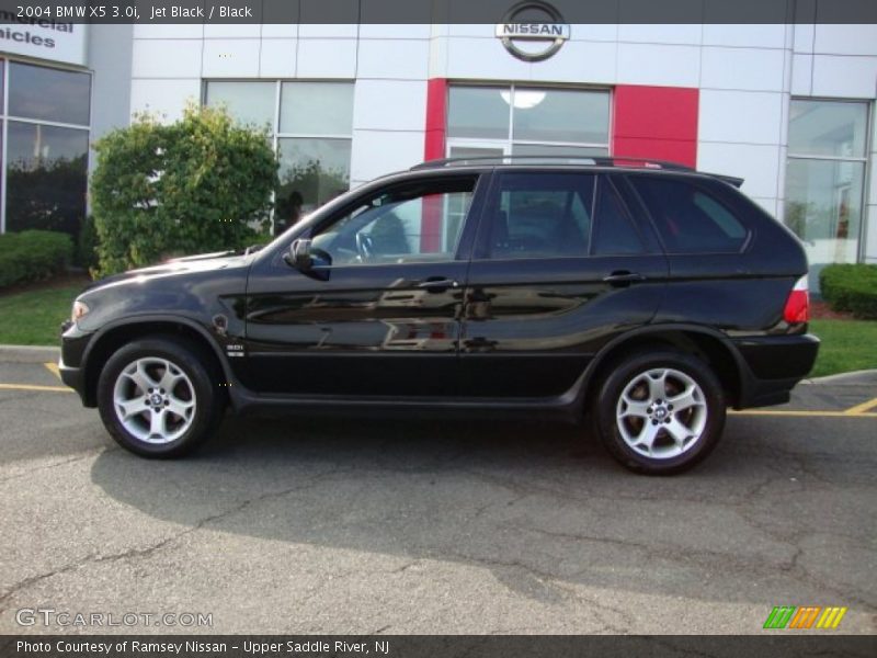 Jet Black / Black 2004 BMW X5 3.0i