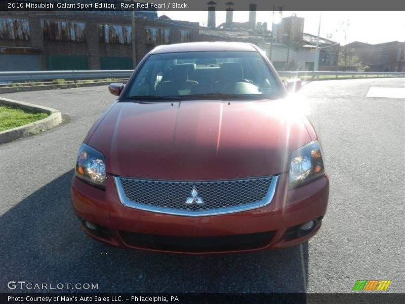 Rave Red Pearl / Black 2010 Mitsubishi Galant Sport Edition