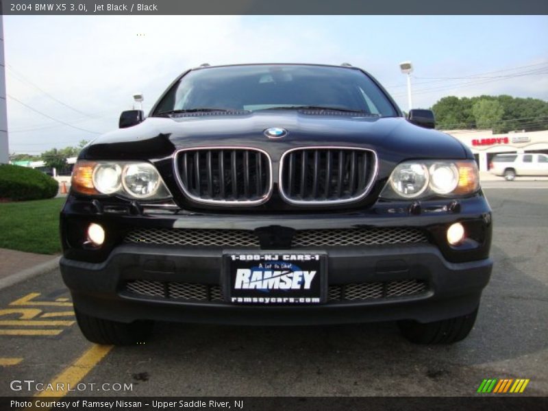 Jet Black / Black 2004 BMW X5 3.0i