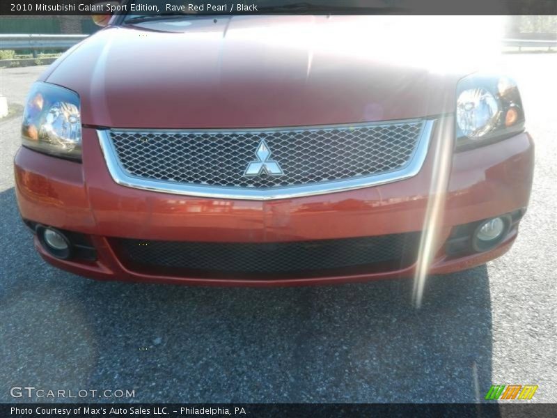 Rave Red Pearl / Black 2010 Mitsubishi Galant Sport Edition