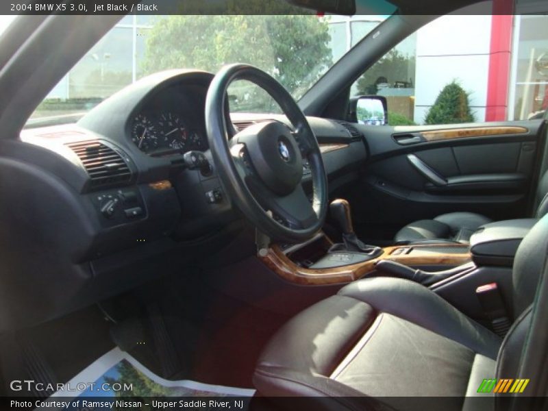Jet Black / Black 2004 BMW X5 3.0i