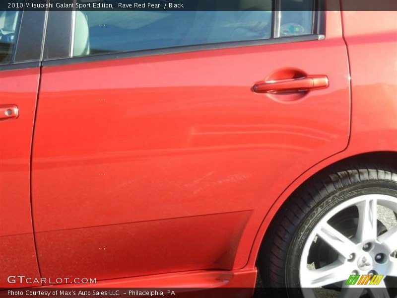 Rave Red Pearl / Black 2010 Mitsubishi Galant Sport Edition
