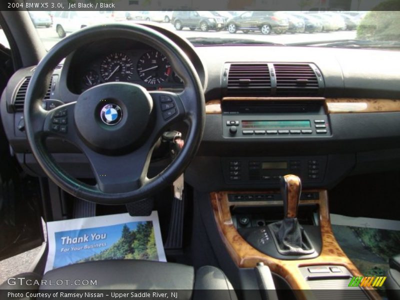 Jet Black / Black 2004 BMW X5 3.0i
