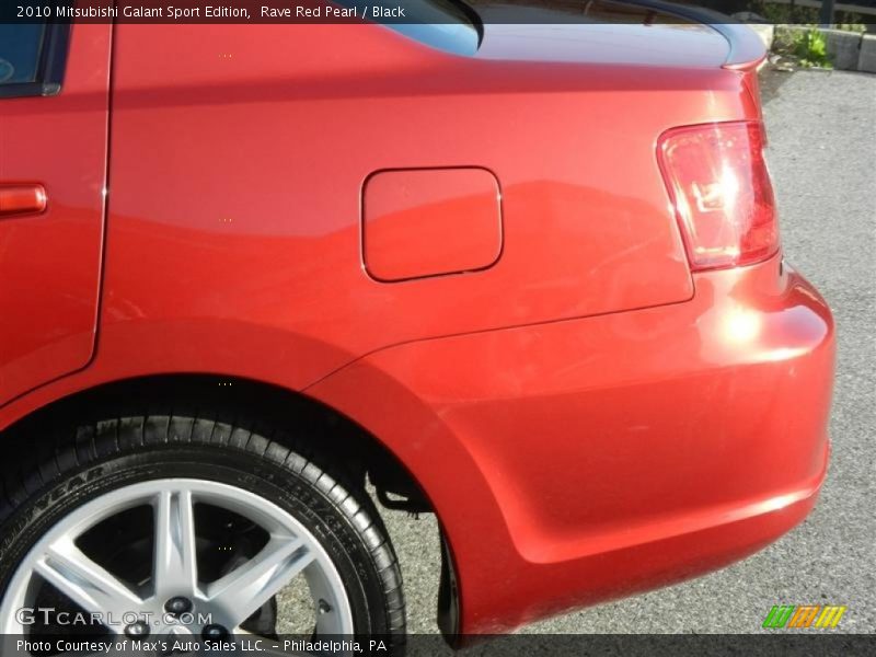 Rave Red Pearl / Black 2010 Mitsubishi Galant Sport Edition