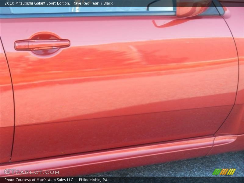 Rave Red Pearl / Black 2010 Mitsubishi Galant Sport Edition